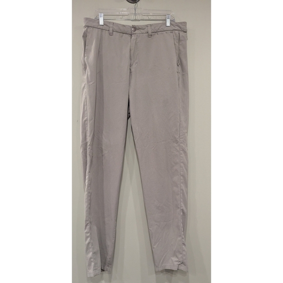 Lululemon Commission Pants In Grey Beige Size 36 - Picture 1 of 6